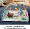 Baby Gym That Transforms Into a Play Map Mat GJD41 Fisher-Price 3-Way [Ages 0+] [Educational Toy] [Fabric Toy]
