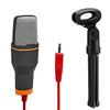 Professional Condenser Wired Microphone Mic For PC Karaoke Sound Room Gaming Audio Sing Machine System Live Streaming Kits Gamer