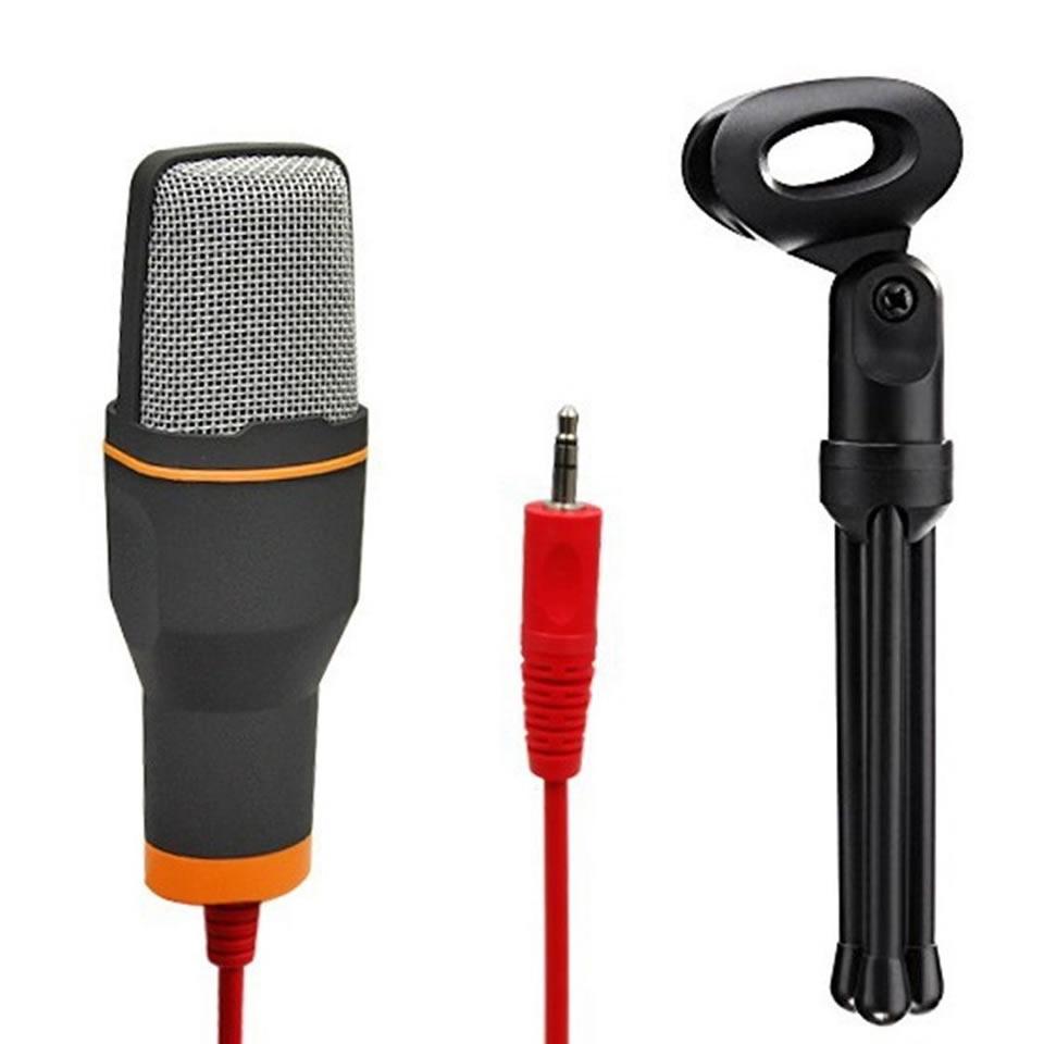 Professional Condenser Wired Microphone Mic For PC Karaoke Sound Room Gaming Audio Sing Machine System Live Streaming Kits Gamer