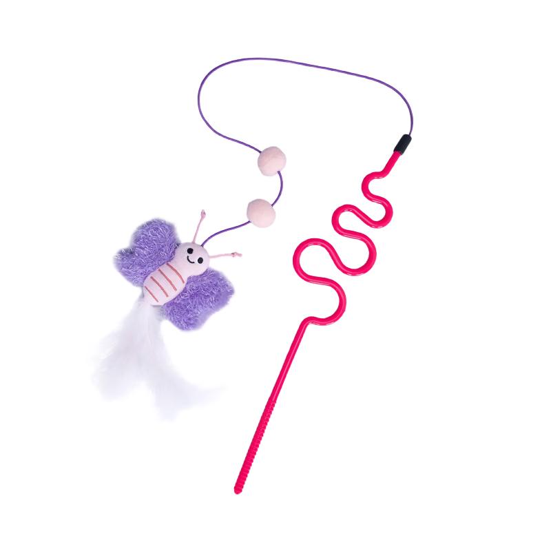 Interactive Butterfly Feather Cat Toy