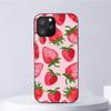 Lovely Strawberry Phone Case For Iphone 11 12 Mini 13 14 Pro Xs Max X 8 7 6s Plus 5 Se Xr Shell