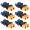 Confezione da 6 Adattatori Connettori XT60 EC5 Senza Saldatura per Droni FPV Modelli