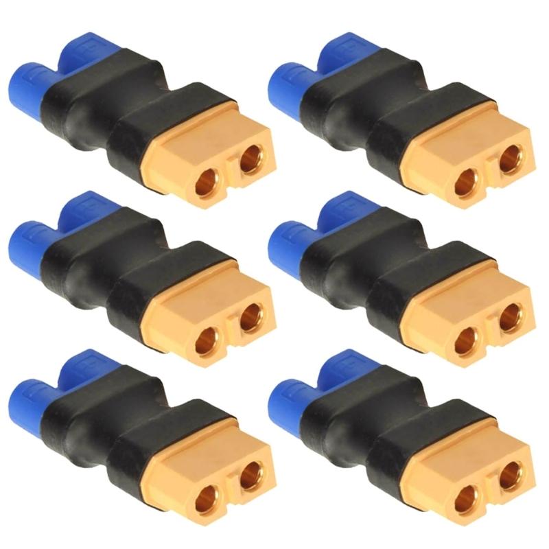 6 шт. EC5 XT60 Female / Male Разъемы Конвертеры Высокопроизводительные Электронные Аксессуары