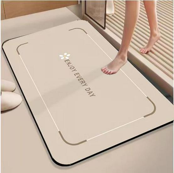 Diatom Mud Waterproof Anti-slip Bathroom Mat