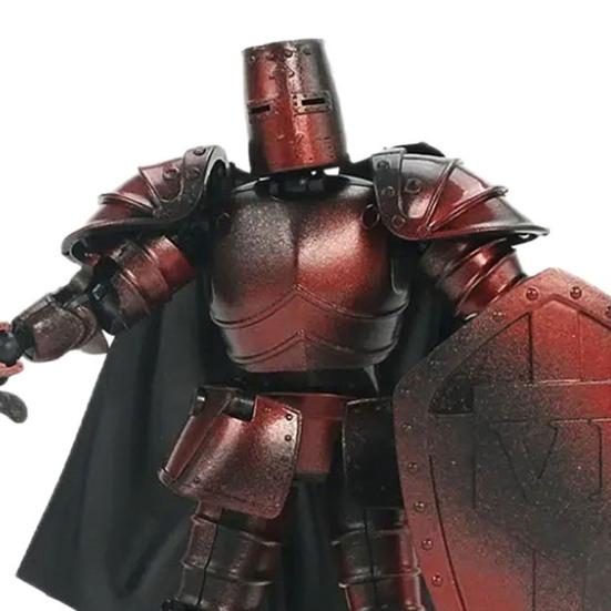 Yousheng Medieval Knight Action Figure Kit with Accessories Movable Joints Skeleton Knight Model Toy DIY Assembly Posable Knight Figurine Decoration