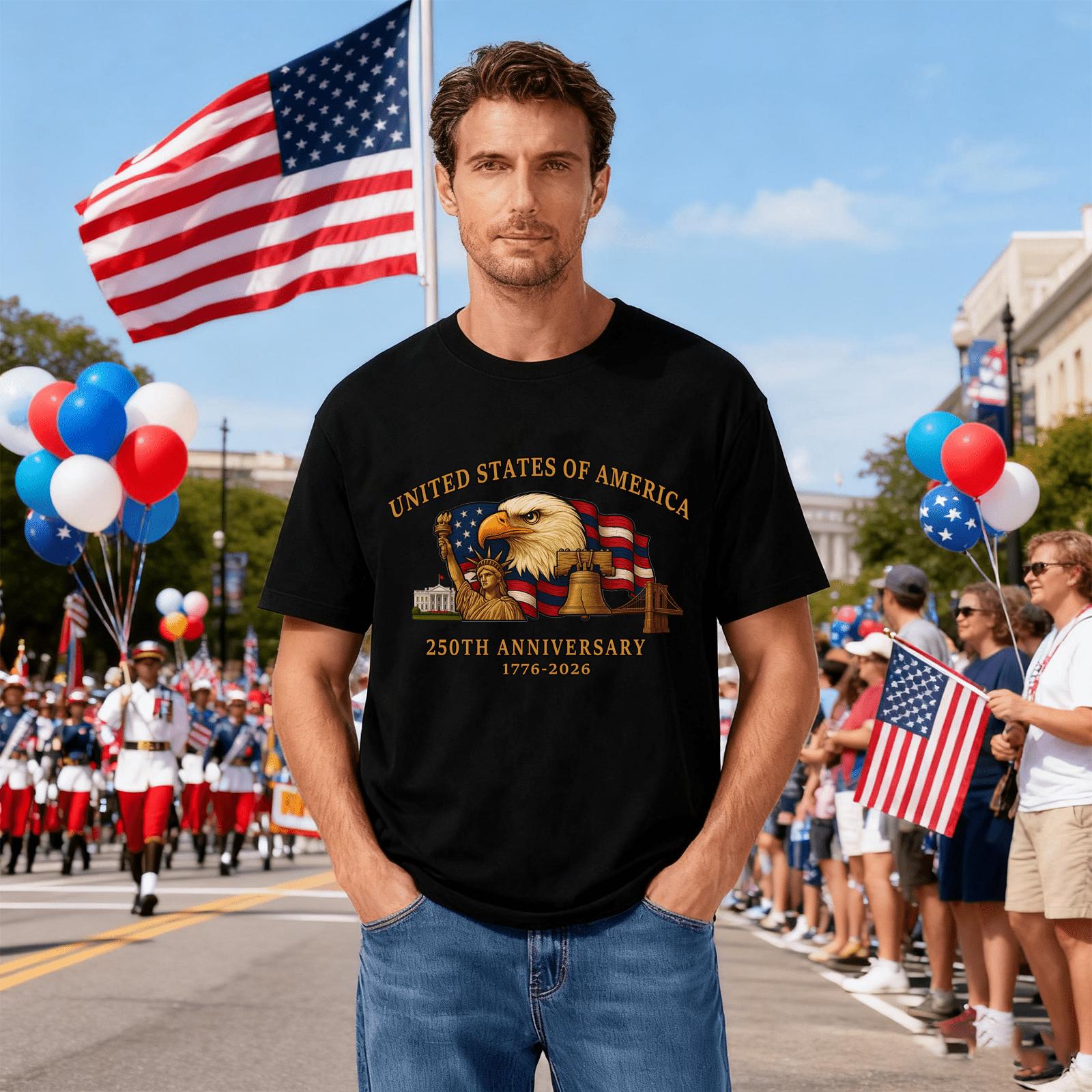 

Men s Short-sleeved Fashionable Casual Everyday Trendy Letter Print Short-sleeved Shirt L коричневий