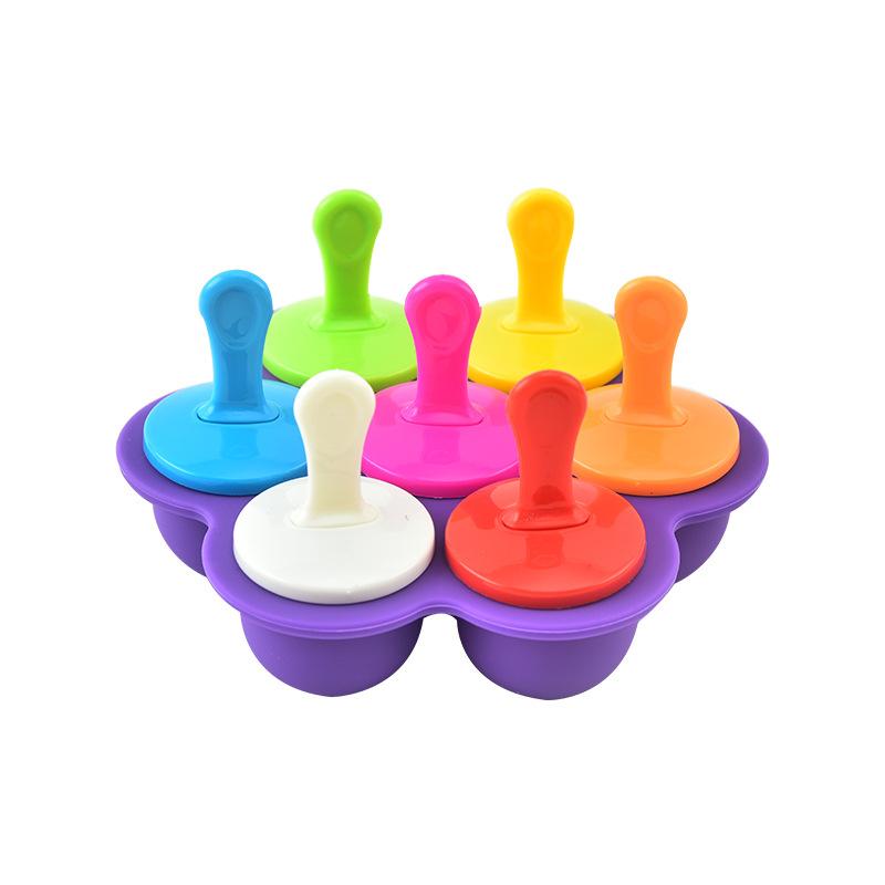 

Силиконовая многофункциональная форма для мороженого, сделай сам, детская форма для домашнего мороженого, форма для мороженого фиолетовый