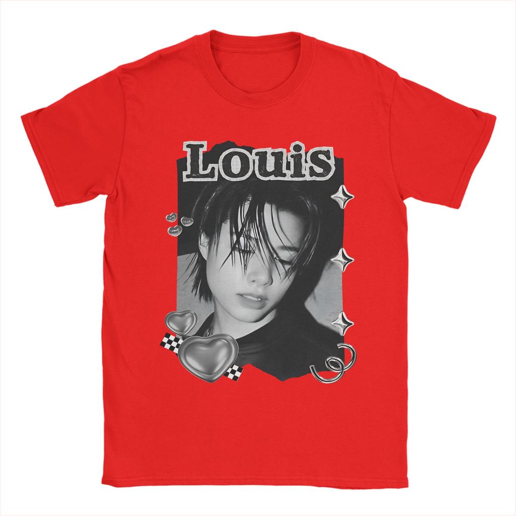 Unisex Lngshot Louis Rising KPop HipHop T Shirt  Pure Cotton Clothing Cool Short Sleeve O Neck Tees 4XL 5XL TShirt