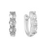 Silver Earrings with Cubic Zirkonia (2138082)