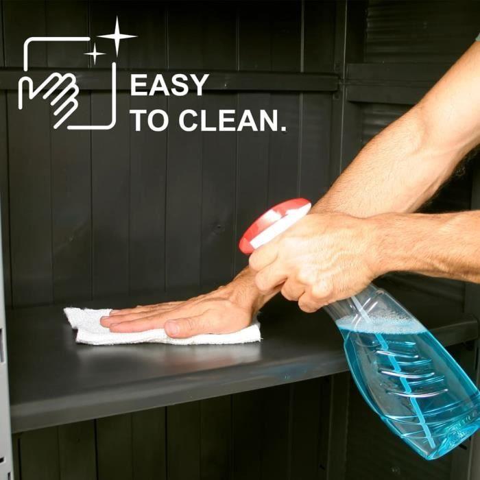 VidaXL Plastic Cabinet 68x39x92 Cm, 68 X 39 X 92 Cm (W X D X H), 9kg