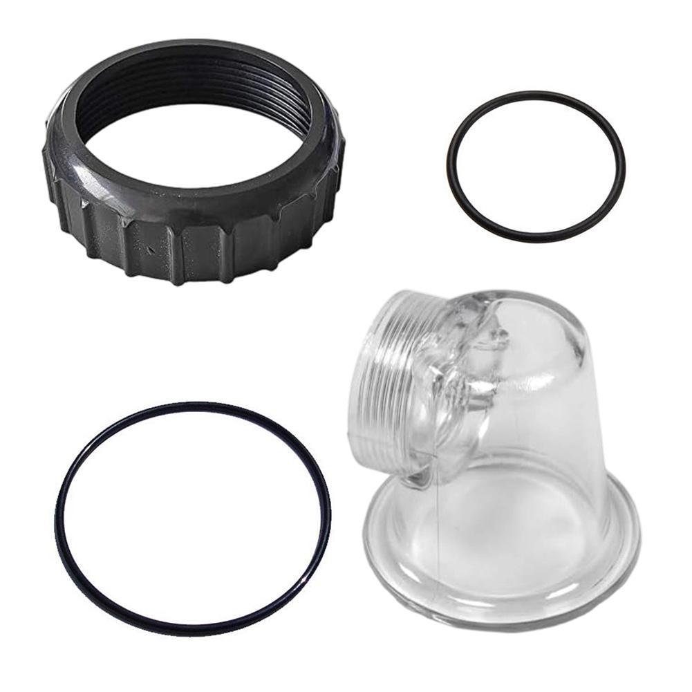 

Transparent Pre-Filter Lid For SPS50 Pool Circulation Pump With O-Ring Seals & Screw Fittings For Optimal Pool Maintenance