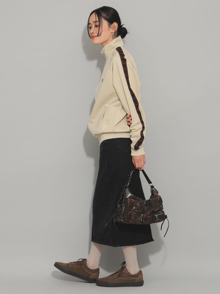 Ray Beams Lee Long Denim Skirt, Women's, 383_BLACK_S/W, Size S