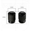 For Opel OPC Line Rocks Insignia Zafira Mokka LOGO 4pcs Car Wheel Tire Valve Aluminum Caps Tyre Stem Covers Airdust Waterproof