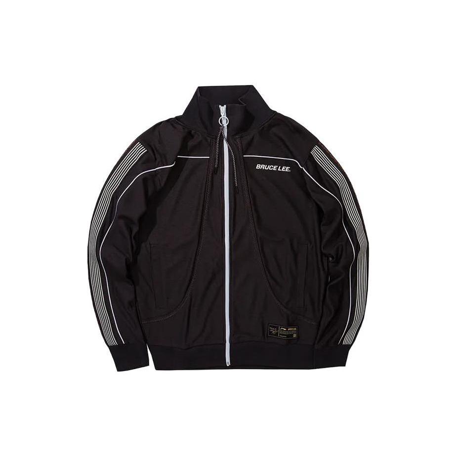 Li Ning Jackets Men s Black Stand Collar Moderate Other AFDR985-3 L