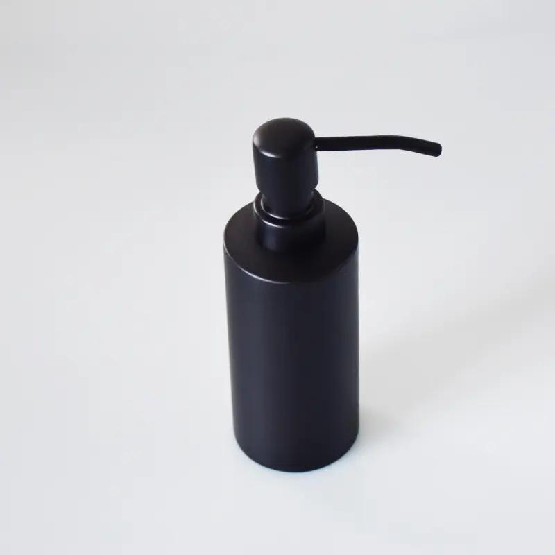 Hot Sale Double Soap Dispenser Stainless Steel and Black Leak Proof with Pump Bathroom Accessories for Hotels