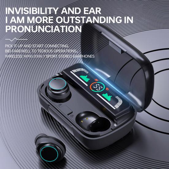 

Wireless Earphone Waterproof Noise Reduction Stable Signal HiFi Sound Low Latency Bluetooth-compatible 5.3 Headphones