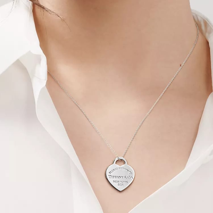 TIFFANY & CO. Sterling Silver Necklaces Women's Silver 72155637