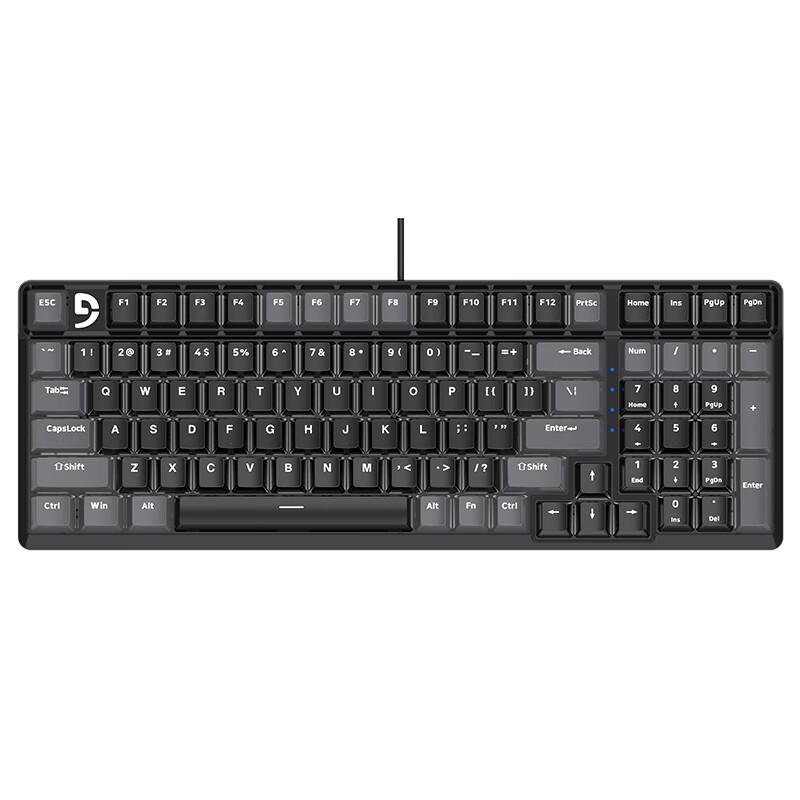 Fuller K99 Wired Mechanical Gaming Keyboard: 99-Key Universal Keyboard for Desktop, Notebook, Office, E-Sports, Internet Café.