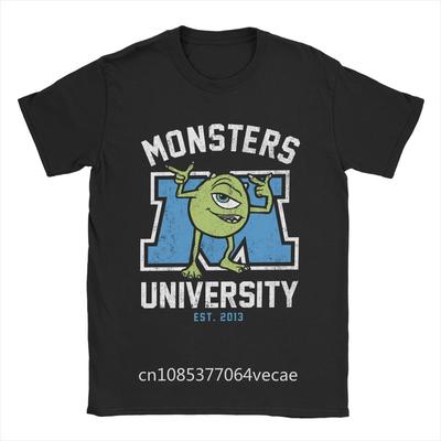 Varsity Mike Monsters Inc. T Shirt Cotton Clothes Fun Short Sleeve Round Neck Tees Gift Idea T-Shirts Unisex