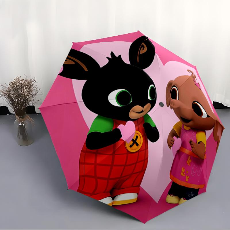1pc Bing Bunny4 Umbrella, Sun Protection, And UV Shielding. It Has Eight Sturdy Ribs for Outdoor Use And Perfect Gift