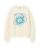 Wacky Willy [25Fw] Women'S Big Lily Graphic Sweatshirt Cream