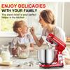 Biolomix Stand Mixer, 1200W DC Quiet Motor 6L Stainless Steel Bowl, 6+Pulse Speeds Electric Kitchen Mixer with LCD Timer, Dough Hook, Beater, Whisk