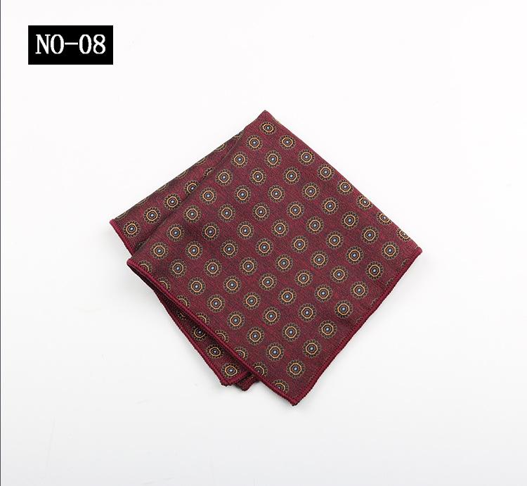 Einstecktuch Herren Burgunder Hochzeit Bräutigam Muster Hochwertiges Hochzeits-Taschentuch Brusttuch