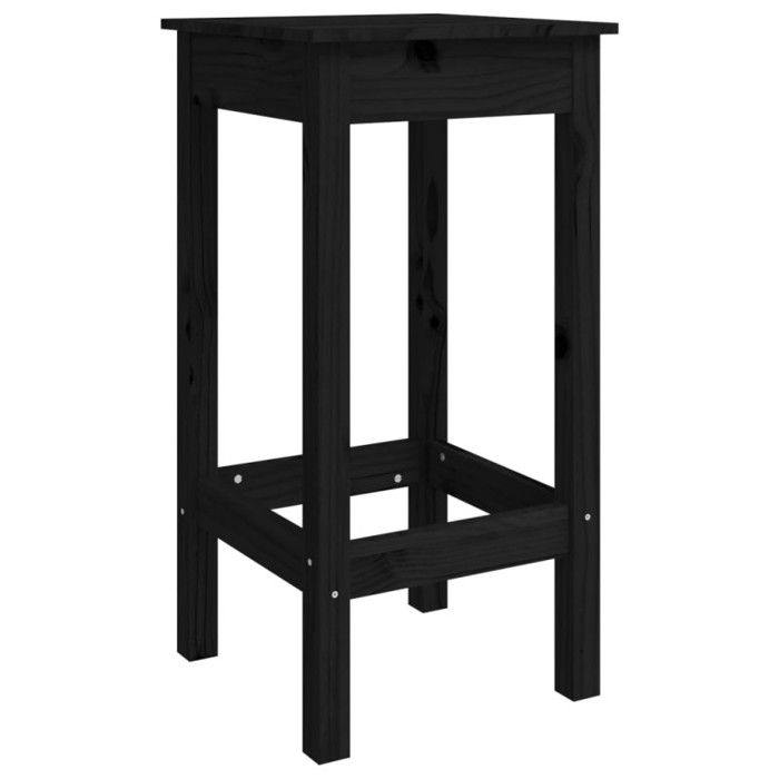 VidaXL 2x Bar Chairs Bar Stools Kitchen Chairs Dining Room Bistro Furniture Home Interior Black 40x40x78 822141