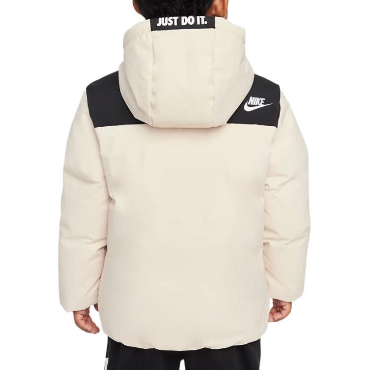 Nike Down Jacket Dune White Children Aged 3 7 Years Old Kids' HQ7310-126