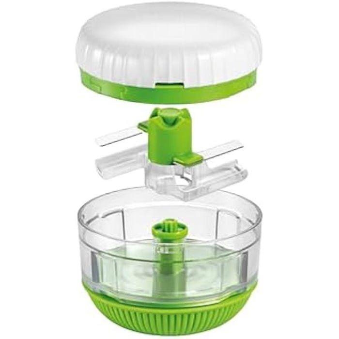 Picadora giratoria - TESCOMA - Handy - Blanc - Acier inoxydable - Plastique