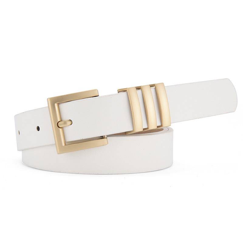 Fashionable Versatile Women's Pu Leather Belt For Chic Denim Dresses In 2023