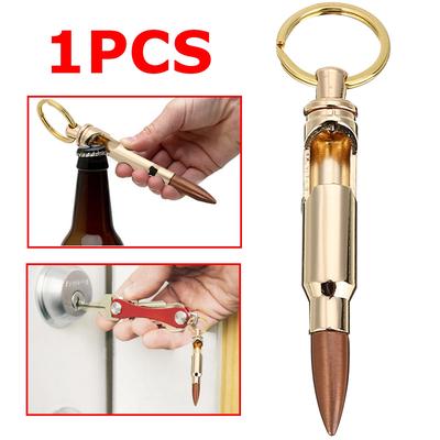 Pen auriu Design special Deschizător de sticle de bere din metal Lanț portabil pentru picnic în aer liber Deschizător de sticle de băuturi cadou grozav