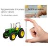 2025 Christmas Countdown Calendar 2D Christmas Pendant 24 Days Acrylic Engineering Vehicle Ornament Countdown Calendar for Kid