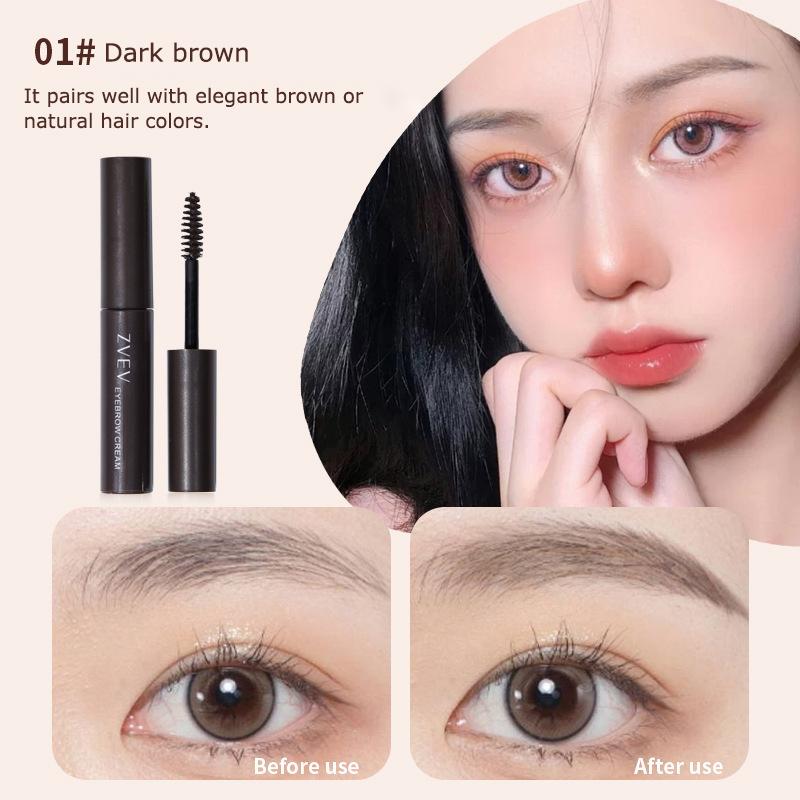 

1 шт. Натуральное окрашивание, кисточка для нанесения, краска для бровей, легкая текстура, повседневный макияж, водостойкий и потостойкий темно-коричневого