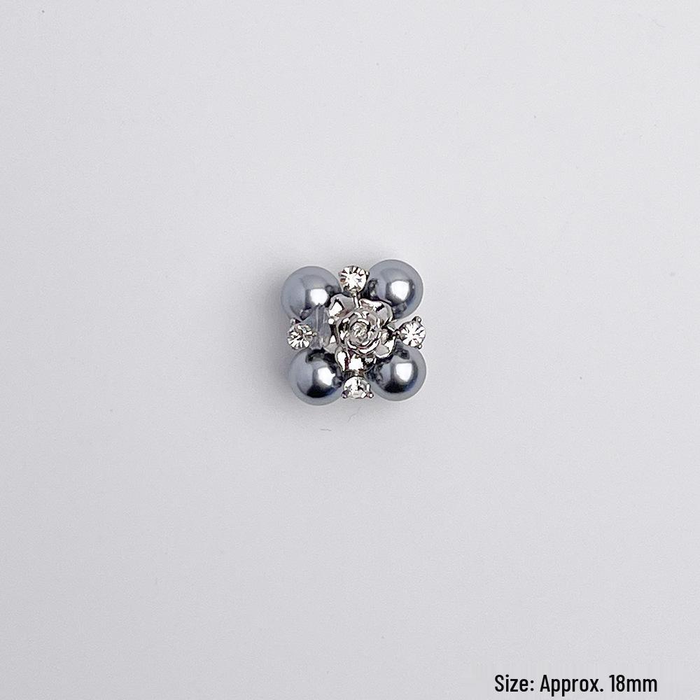 Decor Floare Sabot Aliaj Retro Stras - Catarame DIY High-End