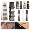 6/8 Pockets Handbag Organizer Clear Bag Collection Storage Holder Foldable Purse Hanger Wardrobe Closet Space Saving Organizers