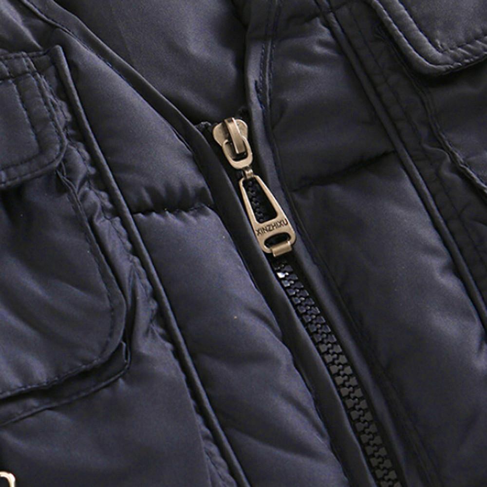 Men  Winter Fashion Multi Pocket  Color Waistcoat Vest Jacket Top Coat