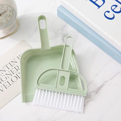 Yousheng Mini-Besen-Kehrschaufel-Set, kompakt, leicht, mit Loch zum Aufhängen, weiche, langlebige Borsten, kratzfreie Reinigungswerkzeuge, Hamster- und Kleintierbedarf