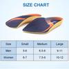 RooRuns 3/4 High Arch Orthotic Insoles - Flat Feet & Plantar Fasciitis Support, Overpronation, Heel Pain, Slim 3/4 Length for Men & Women