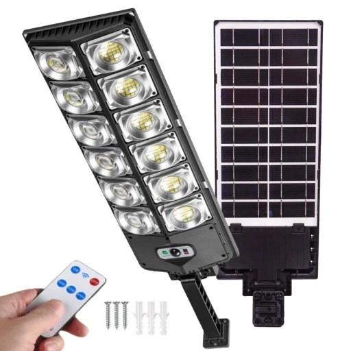 Lampa Solarna Uliczna 1000 W 45000Im Czujnik Ruchu + Pilot