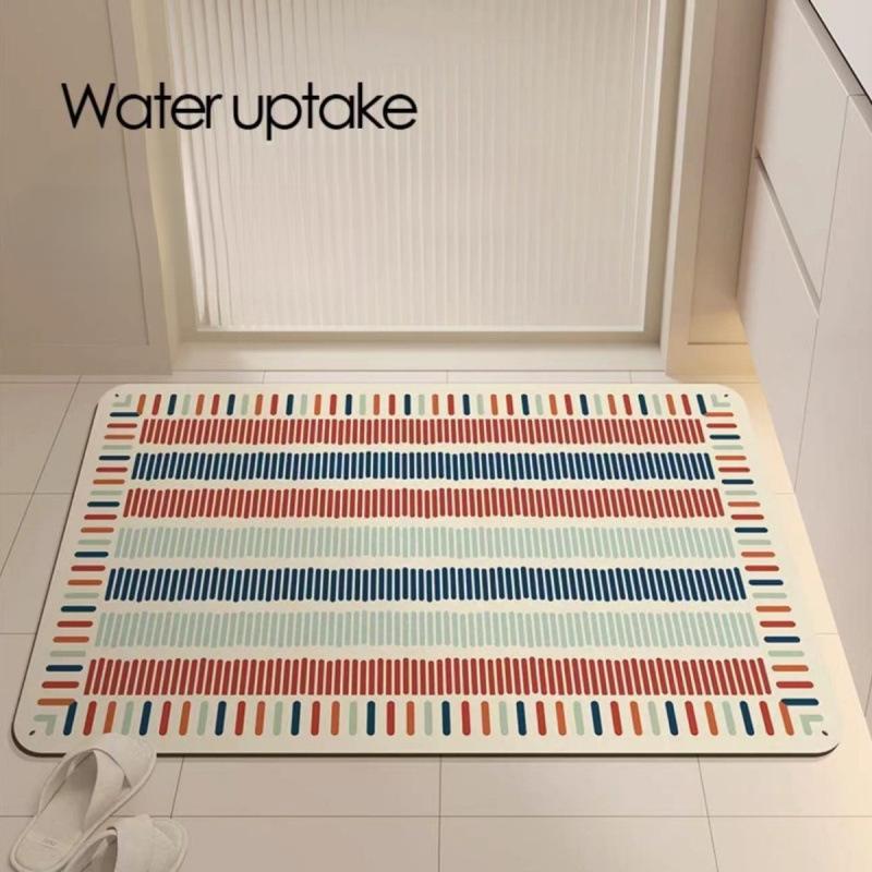 Diatom Mud Carpet Water Absorption Floor Mat Household Toilet Bathroom Non-Slip Foot Mat