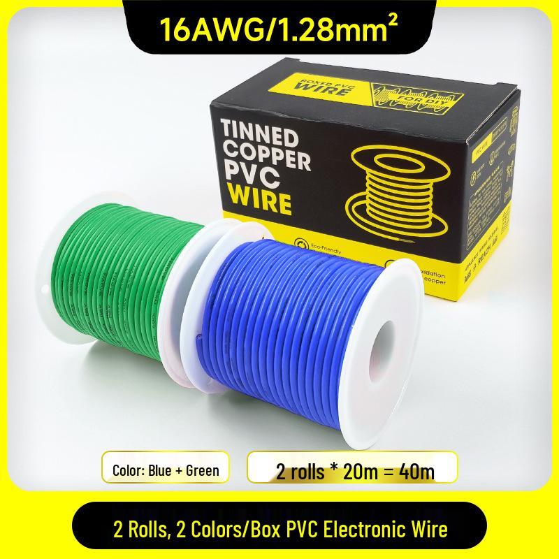 1007 PVC Electronic Wire 16AWG-30AWG Tinned Copper, Flying Lead Aviation Wire