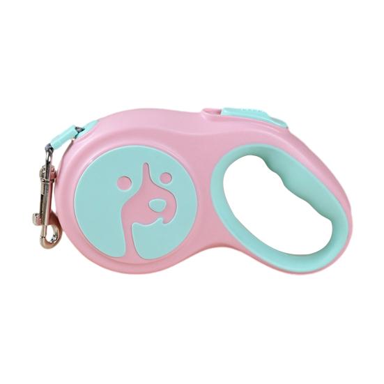 

Выдвижная Поводок для Собак 16 футов Прочный Веревочный Поводок для Собак Без Запутывания с Управлением Одной Кнопкой Эргономичная Ручка для Маленьких и Средних Собак 5m розовый