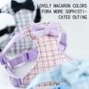 Breathable Mesh Dog Chest Harness Bow Anti-Escape Harness Trendy Pet Chest Harness  Pet Walking