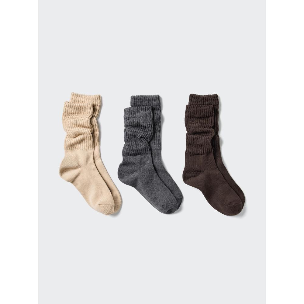 Uniqlo Japan Loose Socks 3 Pair Set