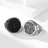 Norse Mythology Celtic Knot Tree of Life Stainless Steel Ring Men's Hand Jewelry