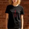 Tennis TShirt Vintage and Fashionable Tennis Racket Graphic Print T Shirt Women Outdoor Sports Enthusiasts and Casual Wear