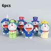 Doraemon Collectible Figure Series Pvc Toy With Assembly For Desk Decor And Gift