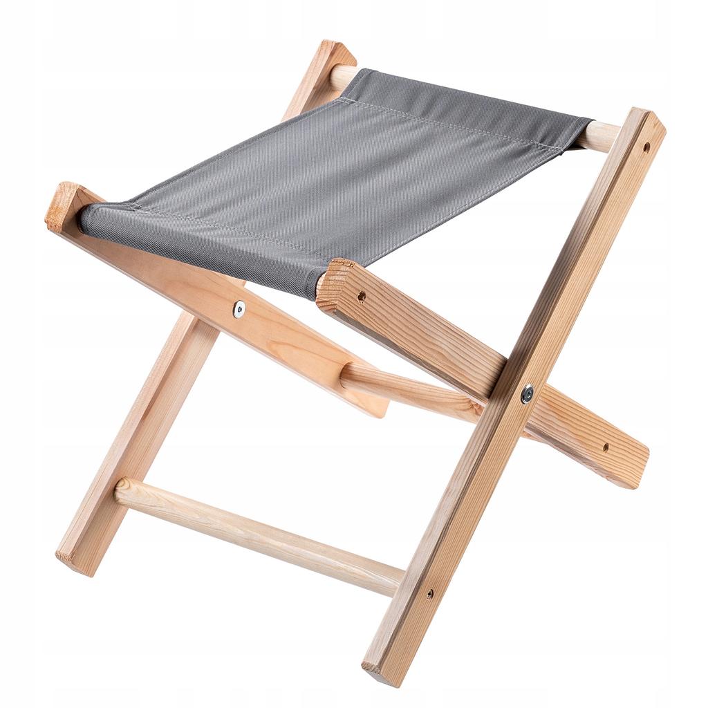 KADAX Skládací dřevěná stolička 40x31cm Zahradní Pro zahradu Domácí Sedátko