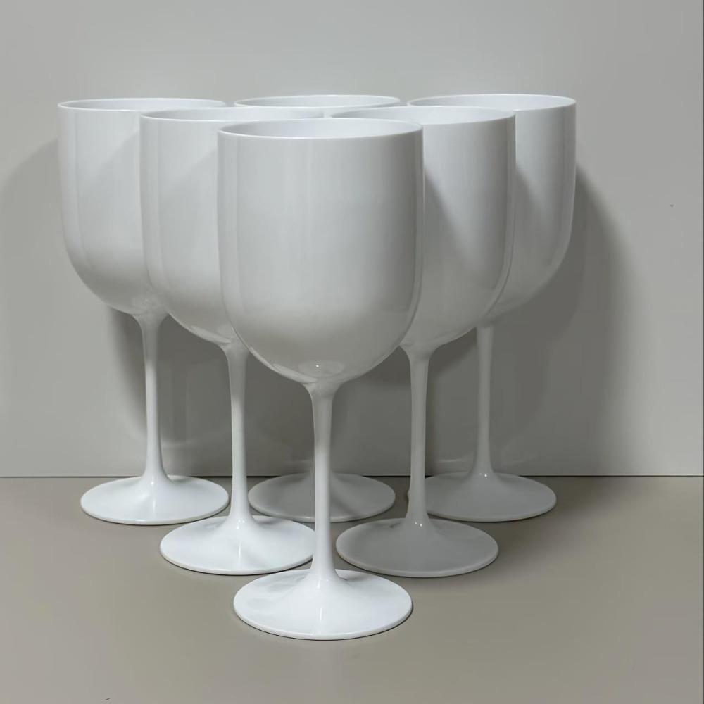 10pcs Plastic Wine Glasses Goblet Plastic Reusable Unbreakable Wine Cups for Bachelorette Wedding Bridal Shower Birthday Party Plastic Wine Cups Stem